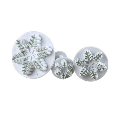 набор плунжеров снежинки 3 шт